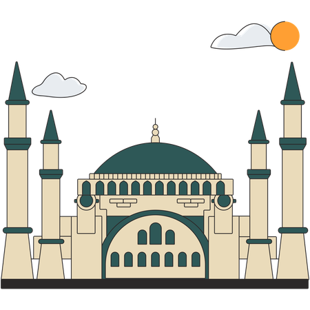 Turquia - Hagia Sophia  Ilustração