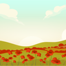 illustrations of poppy field