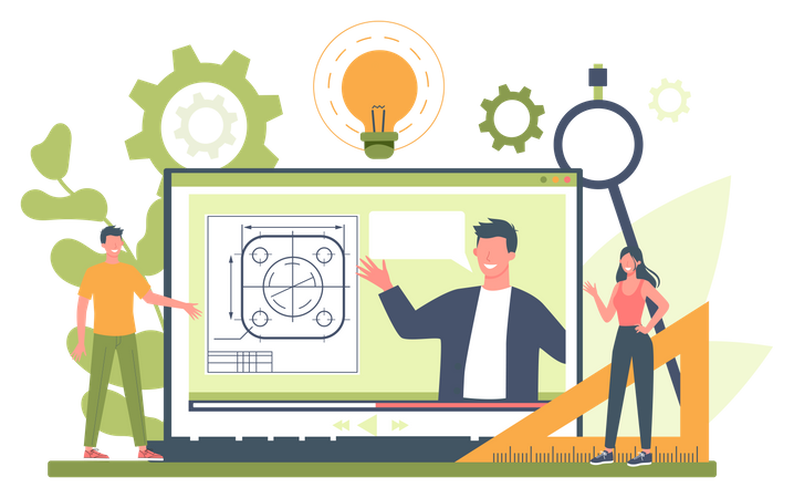 Tutorial de ingeniería en línea  Ilustración