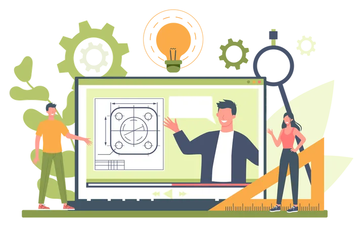 Tutorial de ingeniería en línea  Ilustración