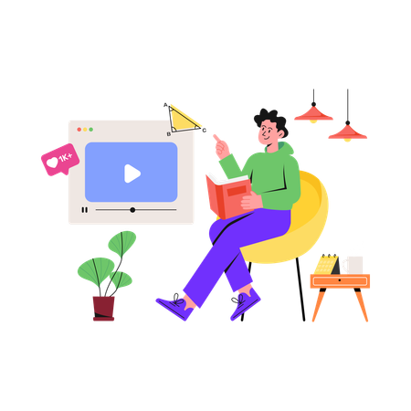 Didacticiel vidéo  Illustration