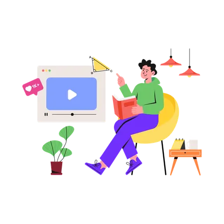 Didacticiel vidéo  Illustration