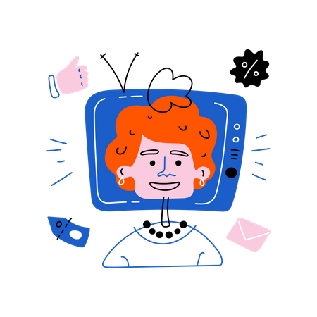 TV ads  Illustration