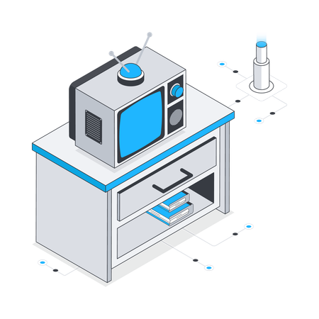 Tv Stand  Illustration