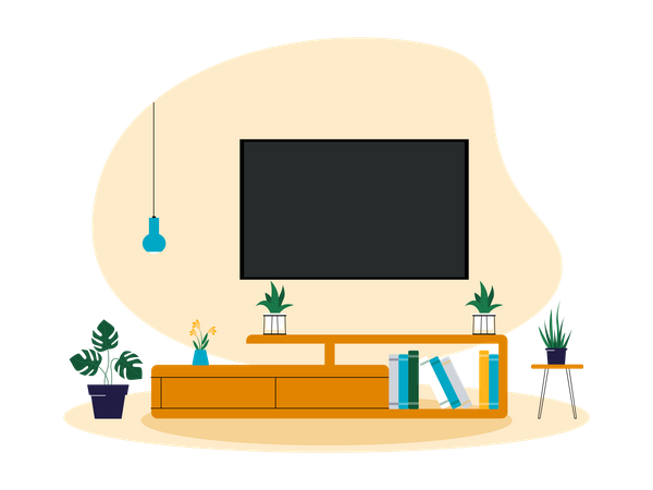 TV unit  Illustration