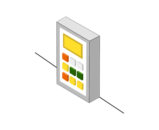 Two-Factor Authentication Device  Illustration