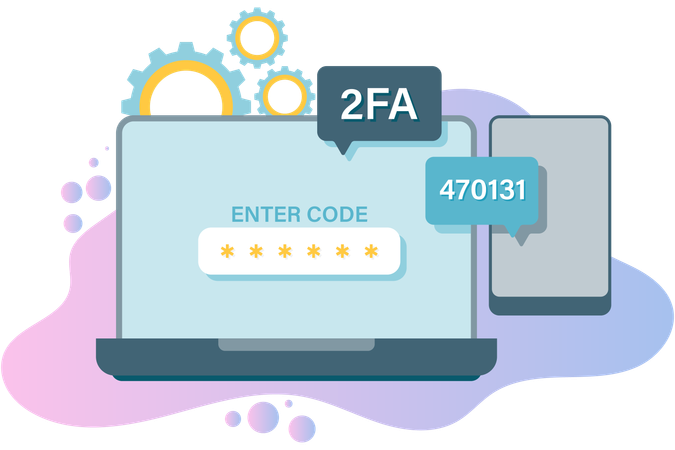 Two Factor Authentication  Illustration