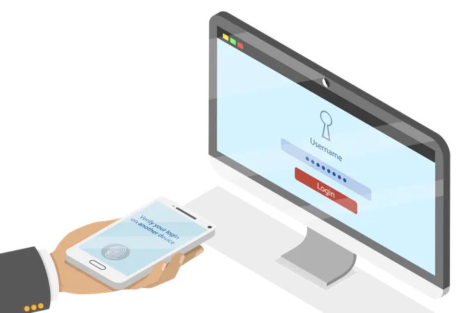 Two Steps Authentication  Illustration