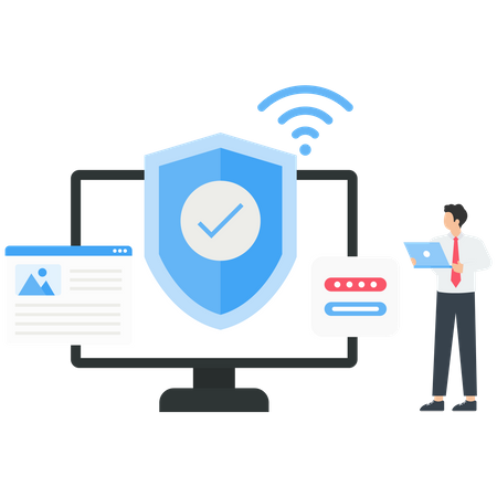 Two Steps Authentication and Cloud Shared Documents  Illustration