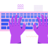 illustrations for typing