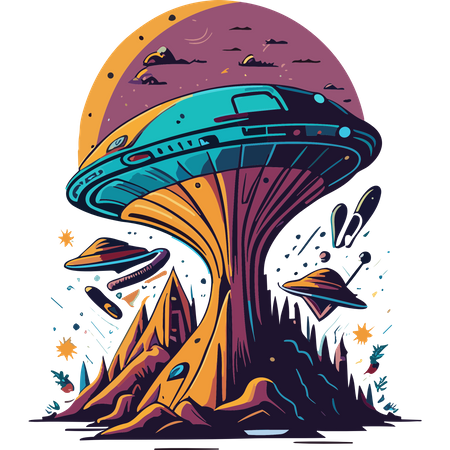 UFO  Illustration