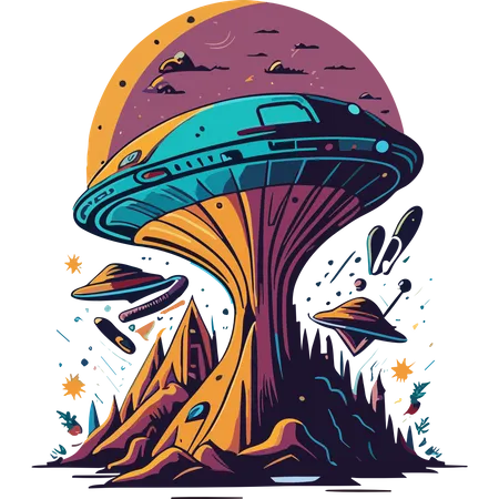 UFO  Illustration