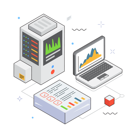 UI Data Visualization  Illustration