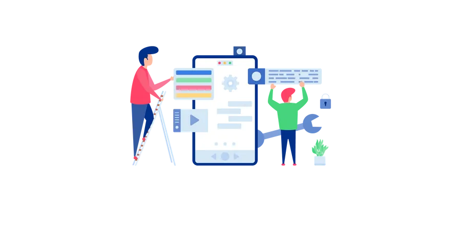 Ui Development  Illustration