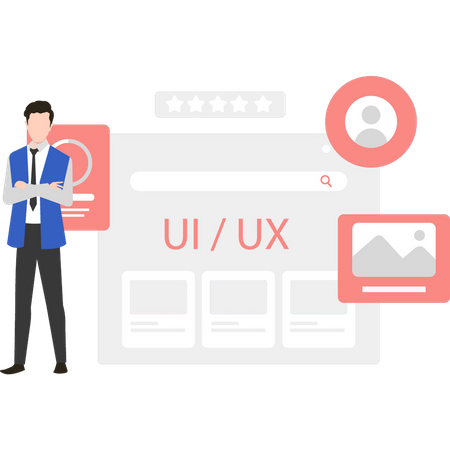 Ui Ux design  Illustration