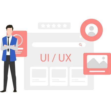 Ui Ux design  Illustration