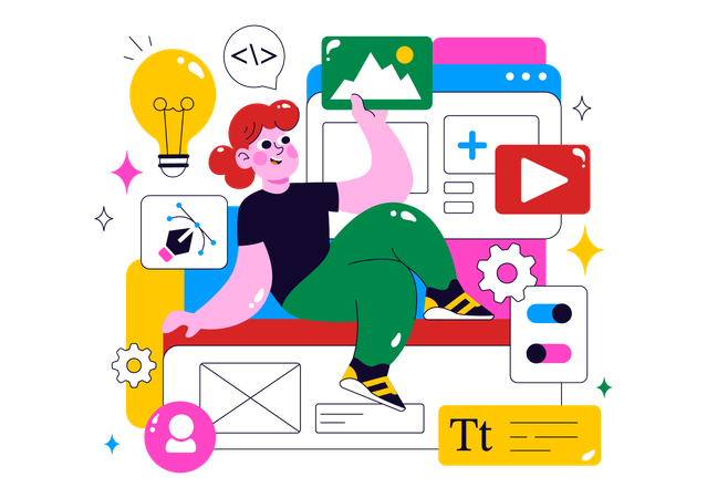 Ui Ux Design  prepared by Graphic Designer  Illustration