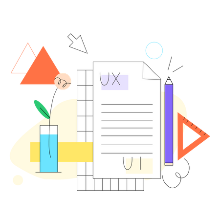 UI-UX designing  Illustration