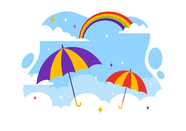 Umbrella Day  Illustration