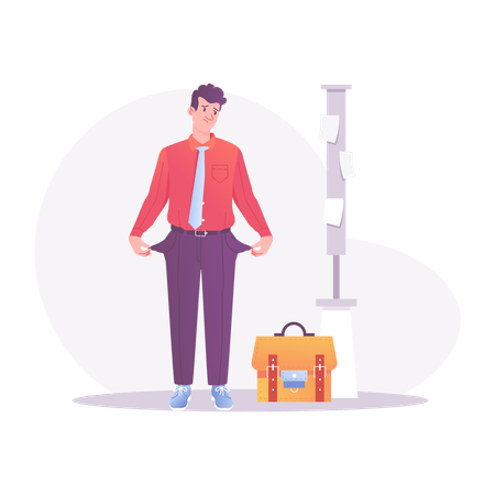 Un homme sans argent  Illustration