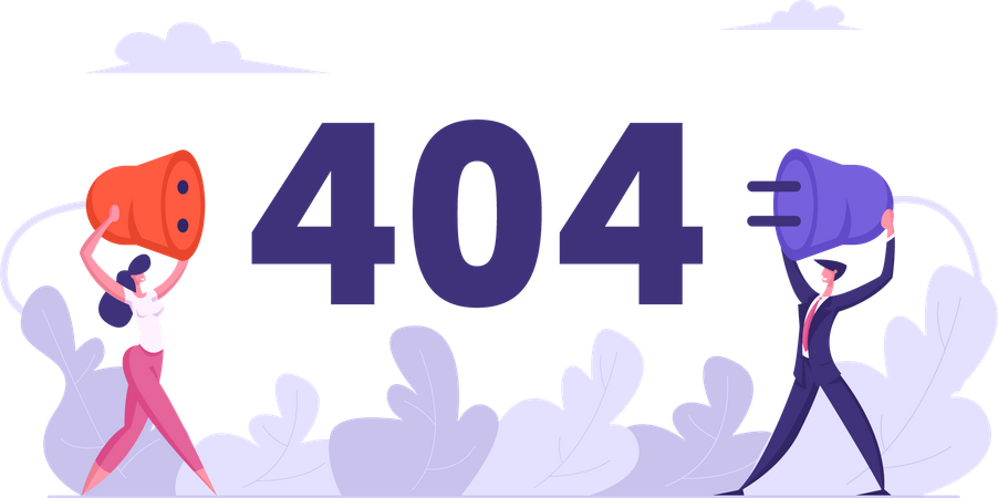 Unable to connect error  Illustration