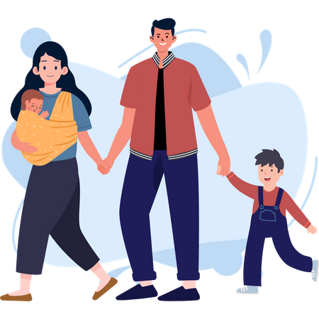 Unconditional Love: Parents and Children  Illustration