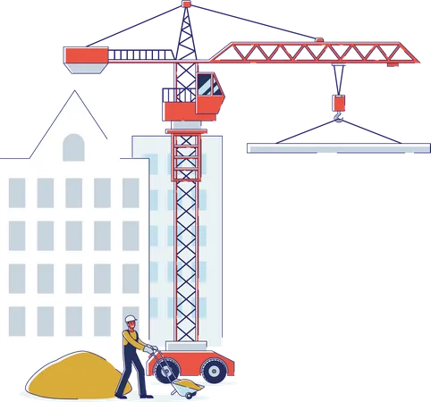 Under Construction Work  Illustration