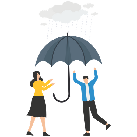 Under Protection  Illustration