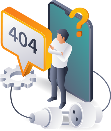 Understanding and Fixing 404 Errors on Smartphone Systems  Illustration