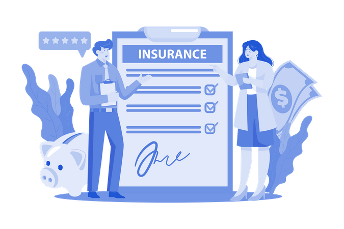 Underwriters assess insurance risk and determine premiums  Illustration
