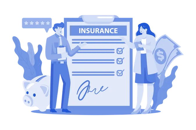 Underwriters assess insurance risk and determine premiums  Illustration