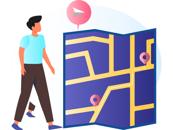 Une carte  Illustration