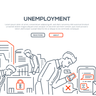 unemployment illustrations