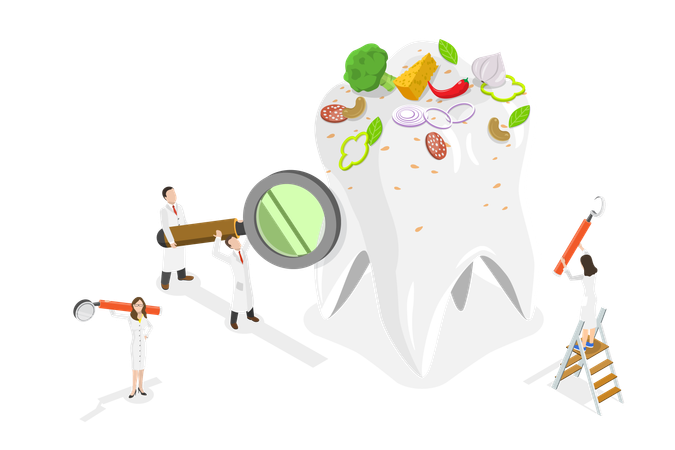 Unhealthy Tooth  Illustration