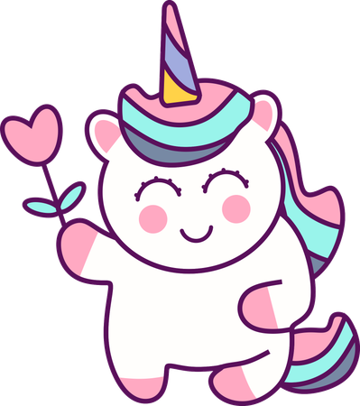 Unicornio magico  Ilustración