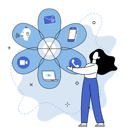 Unified communication  Illustration