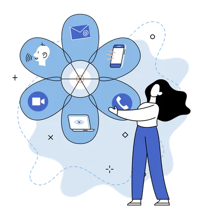 Unified communication  Illustration