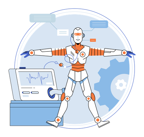 Unité fabriquée programmable et télécommandée  Illustration
