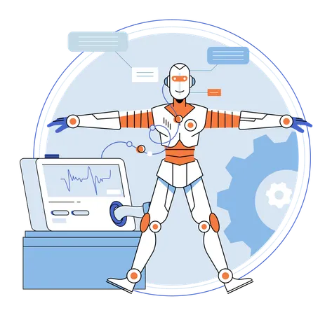 Unité fabriquée programmable et télécommandée  Illustration