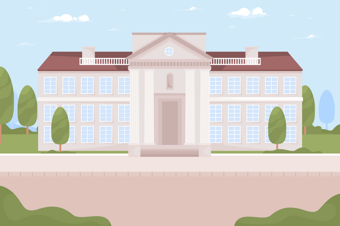 University building  Illustration