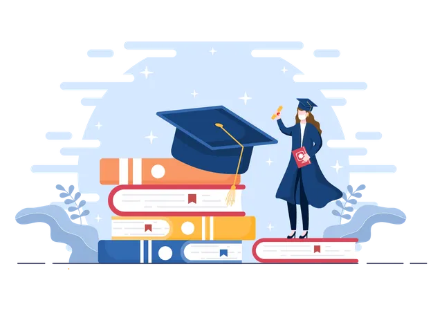 University Graduates  Illustration