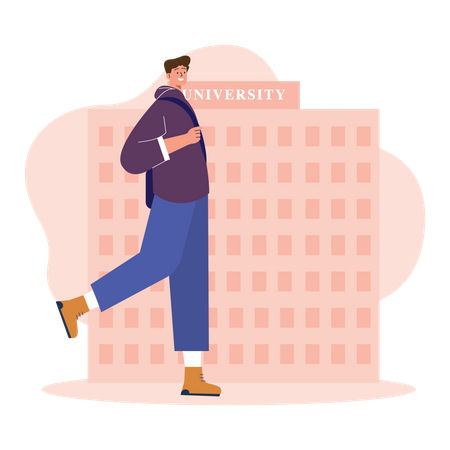 University student  Illustration