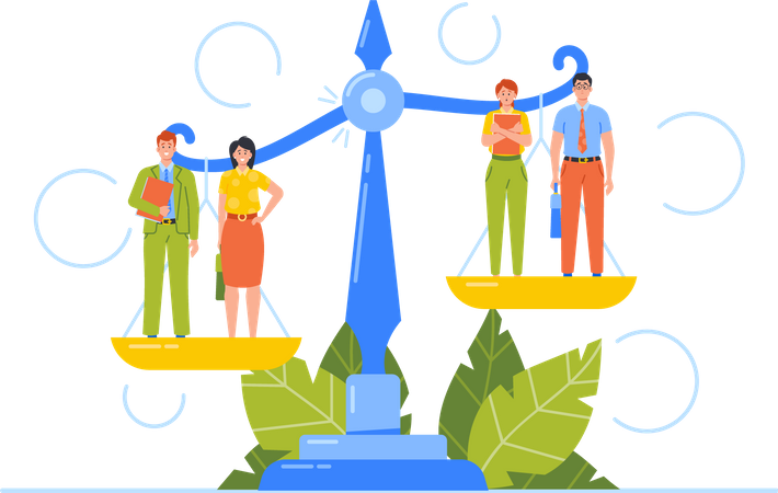 Unjust Advantage and salary Imbalance  Illustration