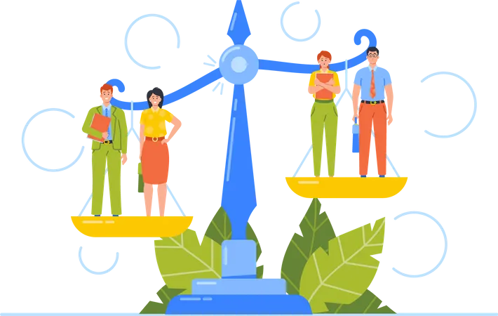 Unjust Advantage and salary Imbalance  Illustration