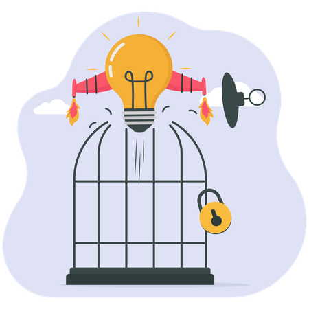 Unleash creativity  Illustration