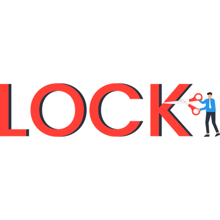 Unlocking Potential Business Growth Strategy  Illustration