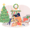 free unpacking illustrations