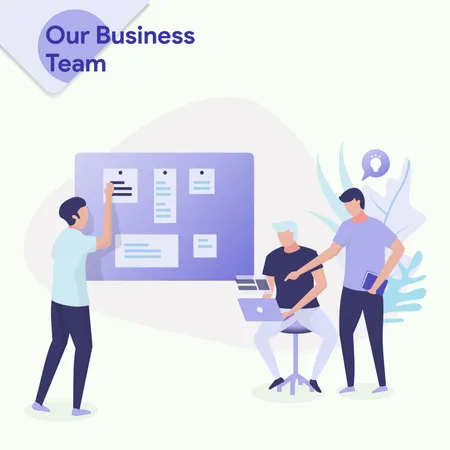 Unser Business-Team  Illustration