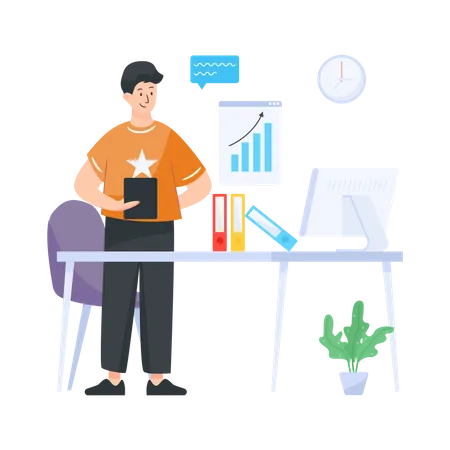 Business Analyst  Illustration