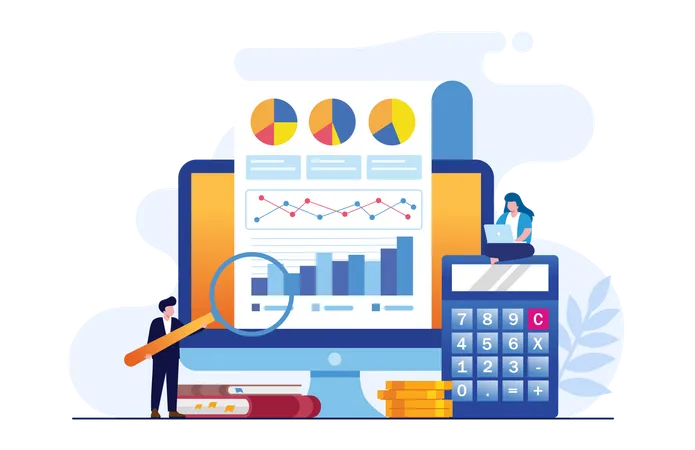 Business Analyst  Illustration